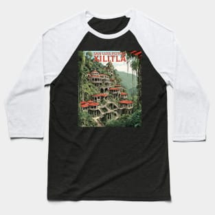 Xilitla San Luis Potosi Mexico Vintage Tourism Travel Baseball T-Shirt